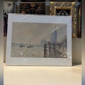 Monet The Thames Below Westminster Print by Bruce McGaw Graphics‎